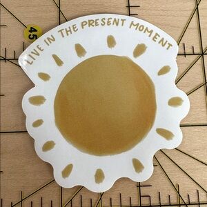 💜13/$13 +Bundle Sticker Sale | Live in the present moment Waterproof Sticker